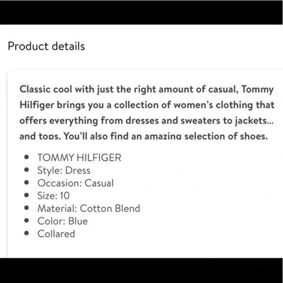 TOMMY HILFIGER long sleeve Striped Shirt Dress - Picture 13 of 13